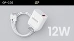 GOPARTS 2.4A Single USB Wall Charger Adapter with 1-Meter Type-C Charging Cable, Smart-IC Technology, Over-Current Protection - Image 2