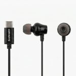 GOPARTS GP-MX AUDIO Type-C Wired Earphones with HD Microphone & Deep Bass (USB-C In-Ear Handsfree, Black)